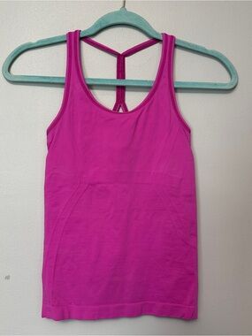 NUX Hot Pink T-Back Athletic Tank